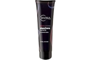 Maschera nutriente con olio di cocco per capelli mossi, ricci, super-ricci, afro Natural&Amazing di DIVINA BLK (300ml)