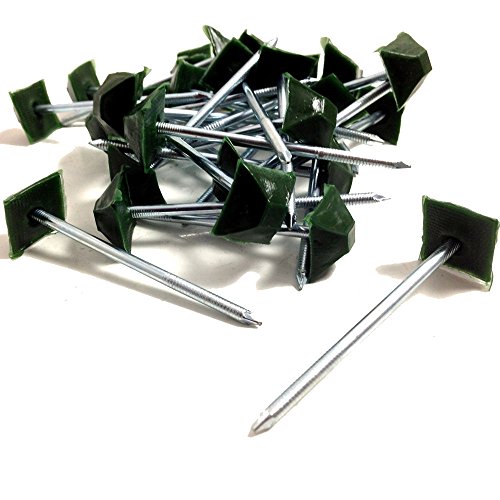 500, Juniper Green Corrugated Roofing Plastic Screw Cover CAPS - ONDULINE, COROLUX