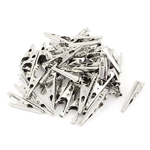 Krokodilklemmen - TOOGOO(R) 50 Stueck Metall isolierte Messleitung Krokodilklemmen