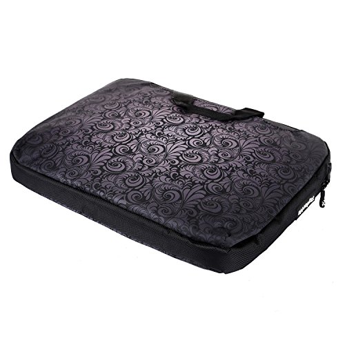 TaylorHe 15 / 15,6 Zoll Notebooktasche, Schultertasche für Notebook mit Muster , Laptoptasche mit Griff und Seitentaschen Laptop Bag elegant, Paisley - 4