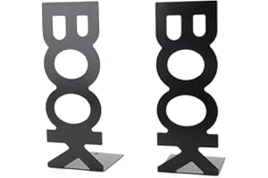 FYDUN 2PCS Book Ends Charaktere Form Bücherständer Bücherregalhalter Metallbuchstopper für Bücher/Filme/CDs School Home Decor(208mm)