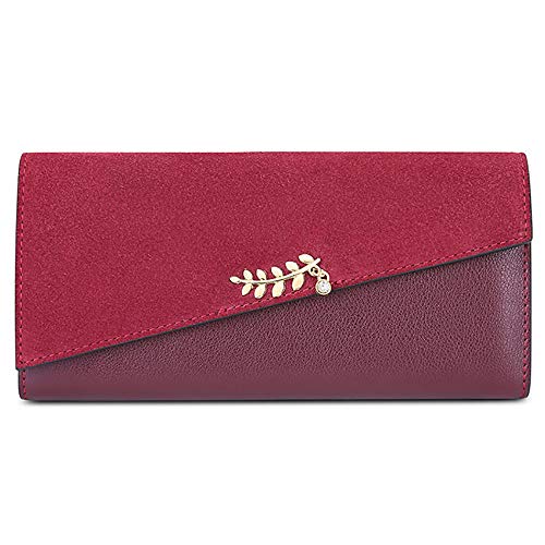 Preisvergleich Produktbild SHAN Leder Brieftasche Weibliche Lange Schnalle Mode Handtasche GroßE KapazitäT PersöNlichkeit Student