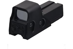 Minidiva 552 Holographic Viseur tactique point rouge à réflexion 27,4 m avec 10 niveaux de luminosité/comprend 2 piles AA