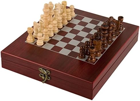 You Have Gifts Portable Rosewood Finish Chess Set