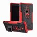 Price comparison product image Phone Case Dual Layer Hybrid Armor Hyun Pattern Kickstand 2 In 1 Shockproof Case Cover For Sony Xperia XZ2 Premium (5.8 Inch) Protective Case Cover (Color : Red)