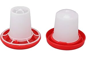 HEEPDD Karmnik dla piskląt, Karmnik dla piskląt i Obrotowy poidło dla piskląt o dużej wytrzymałości