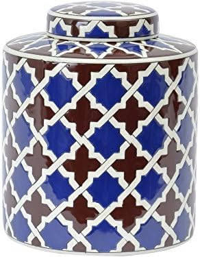 Artisanti Berber Moorish Style Round Lidded Jar Small