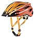 Price comparison product image Cratoni Pacer Special Model 2018 Youth Children's Cycling Helmet, orange-weiss Visier schwarz, XS-S (49-55 cm)