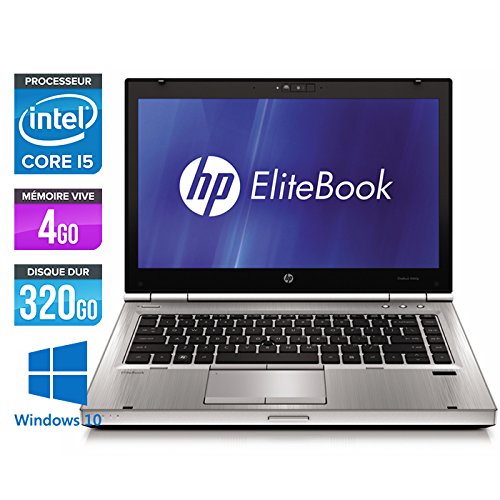 spécification HP EliteBook 8470P - PC portable - 14'' - Gris (Intel Core i5-3210M / 2.50 GHz, 4 Go de RAM, Disque dur 320 Go, Graveur DVD, Webcam, Wifi, Windows 10 Professionnel)