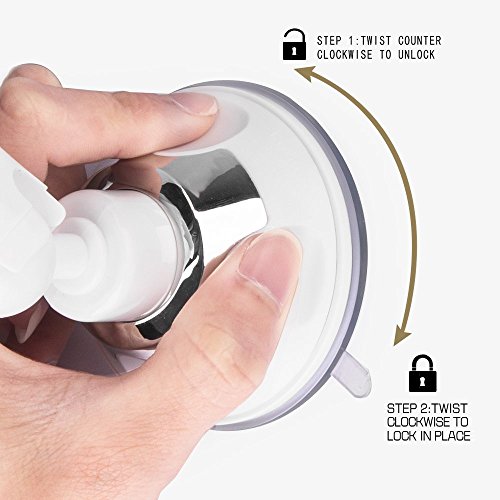 TFCFL 7x magnifying beleuchteten Make-up-Spiegel 360 ° rotierenden LED kosmetischen Vanity Spiegel mit Lichter - 8