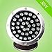 Produktbild Groß Aquarium Unterwasser Scheinwerfer Outdoor Pool Lichter Brunnen bunte Lichter Niedervolt Lichter LED Unterwasserbeleuchtung Edelstahl 3W-36W , blue , 36w