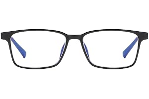 Suertree Distansglasögon med Blåljusfilter, TR90-bågar för Närsynthet, Lätt och Modern Myopiglasögon för Damer & Herrar