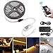 Produktbild 5M Wifi Dimmable Led-Band-Kit, 300 Leds 2835 SMD LED-Streifen mit Netzteil 5A, Warmweiß 3000K, 12V Wifi-kontrollierte Innenbeleuchtung/App-Arbeit mit Alexa (IP65 Dimmbar Warmweiß SMD 2835)