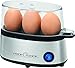 Produktbild ProfiCook PC-EK 1124 Eierkocher für bis zu 3 Eier, Edelstahl, Messbecher mit Eipicker