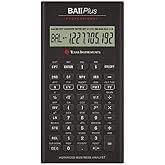 Texas Instruments TI-BA II Plus - Calcolatrice Finanziaria Professionale Per Studi E Lavoro