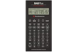 Texas Instruments BA II Plus Professional - Calculadora financiera, Color Negro