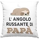 Papà Cuscino Federa Regalo uomo compleanno originale Idee Regali per lui per Natale festa del papà, L'angolo russante di papà