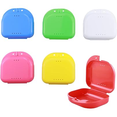 60 FORI SUPPORTO Bara Rotonda Custodia A Blocchi Strumento Dentale (blu - Foto 2