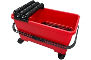 ROTTHUES Fliesen-Wascheimer 24 Liter mit 3-Fach Rollenaufsatz