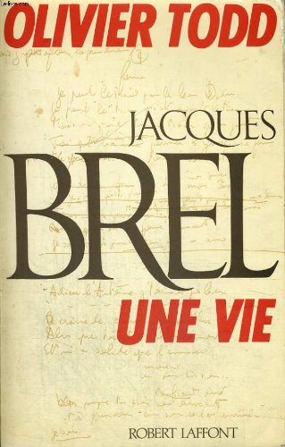 couverture de : Jacques Brel