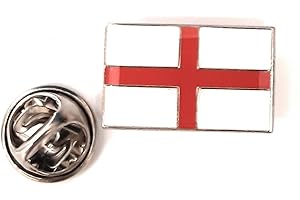 GBJUK Enamel St George England Pin Lapel Badge with Butterfly Clasp Back