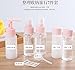Produktbild WEIAIXX Kosmetik Sub-Abfüllung Set Tragbare Pauschalreisen Hülse Flasche Kosmetischen Leere Flasche Presse Flasche Spray Flasche Kleine Bewässerung Glas Weiß