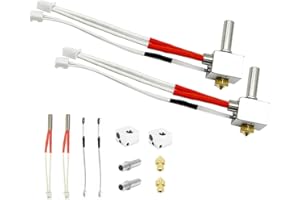 Stampante 3D I3 Mega serie hot end blocchetto di stampa testa 12V cartuccia di inchiostro kit di riscaldamento Cavabien (2Pcs)