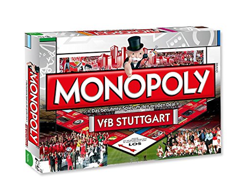 Preisvergleich Produktbild VfB Stuttgart Monopoly Spiel Gesellschaftsspiel / Brettspiel Geschenkidee Fanartikel