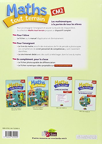 Book's Cover of Maths tout terrain CM2 • Fichier de l'élève (Éd.2012)