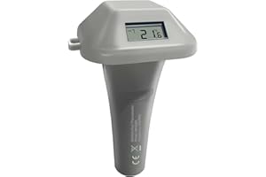 Ecowitt Termómetro de piscina WN36, flotante de fácil lectura, inalámbrico para piscina, spa y jacuzzi, compatible con multicanal GW1100/GW2000 868 MHZ
