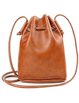 Damen Retro Eimer Tasche Schulter Umh?ngetasche Frauen Tasche