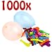 Produktbild Belmalia 1000x Wasser-Bomben Mega-Pack Bunte Neon Wasserballons Rot Gelb Lila Blau Orange Pink Grün