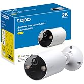 [2024 yeni] Tapo C410 Wi-Fi kamerası, dış mekan/i&ccedil; mekan, 2 K 3 MP, 6400 mAh, yapay zeka kişi algılama, renk gece g&ouml;r&uuml;ş&uuml;, hub