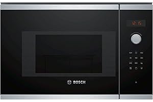 Bosch Elettrodomestici Bel523Ms0 Microonde Integrabile Ad Incasso, 800 W, 20 L, Nero, 594 X 382 X 317 Mm