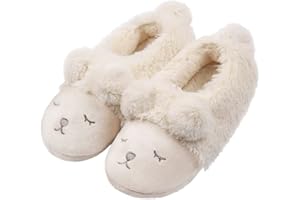 Caramella Bubble Fox Fleece Slippers Winter Wool Furry Plush Indoor/Outdoor Slippers