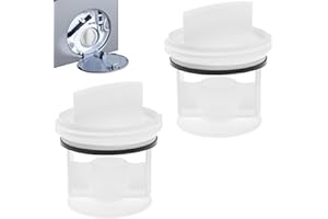 Raheem 2 Stück Flusensieb Filtersieb Kompatibel mit Bosch Siemens Constructa Neff 00647920 00605010 00602008 Waschmaschine Fusselfilter Hochwertiger Ersatz für iQ100 iQ300 iQ500 iQ700 iQ800