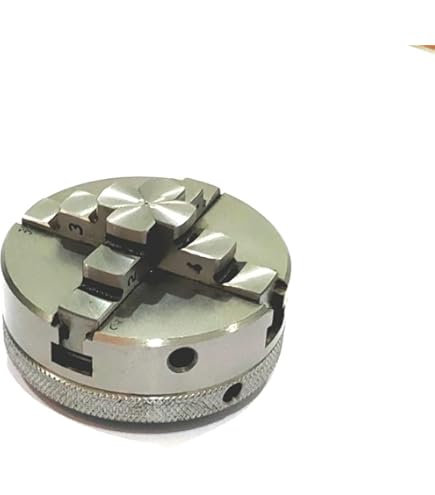4" 100 Mm Rotary Table Horizontal And Vertical With 65mm 4Jaw Chuck Backplate 01 Cfmp