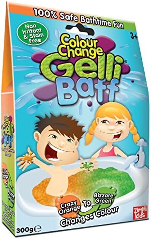 Gelli Baff Colour Changing Goo (Crazy Orange/Bizarre Green)