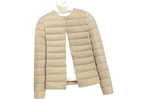 HAXNOHEY Doudoune Légère Femme Hiver Doudoune Legere Femme Veste Matelassée Femme Mi Saison Puffer Jacket Femme Blouson Doudoune Duvet Ultralight Fine Cintrée Femme Legere Pliable Quilted Jacket Femme