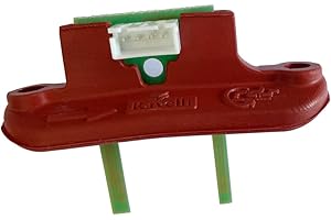 Easyricambi - Capteur de débit d'air K063, Debimètre Poêle à granulés pour Ravelli, Dal Zotto, La Nordica Extraflame et autres - Micronova - Support rouge remplaçable