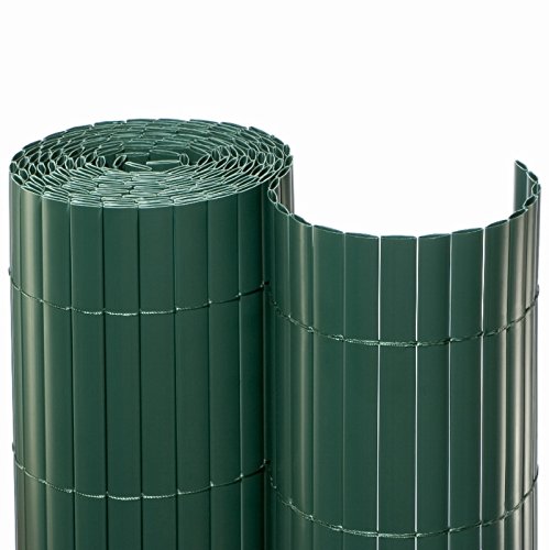 Nature-Lounge24 PVC Sichtschutzmatte -120 x 500 cm Grün - Effektiver Wind und Sichtschutz / Terrassen und Balkon Verblendung / Haus und Garten Umrandung