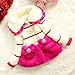 Happy Cherry kids Baby Small Children Girls Winter Princess Fur Coat Thick Jacket Size 80 - Rose red