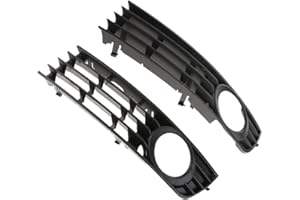 SDENSHI Paar Rechts/Links Nebelscheinwerfer Lampe Grill Lüftungsgitter Für 2001 2005 für Audi A4 B6