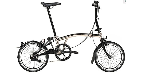 Brompton S6L nickel 2017 – Bicicletta pieghevole : Amazon.it: Sport e tempo  libero