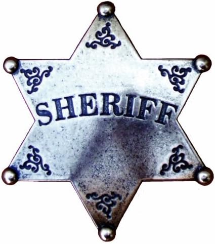 Denix Old West Era 3-Inch Sheriff's Replica Badge by Denix
