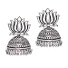 Jaipur Mart Jhumki Earrings for Women (Silver)(GSE466SLV) RS.299.00