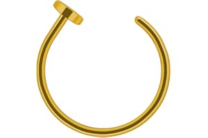 ‎SOULCATS SoulCats Nasenpiercing Nasenring Fake Piercing Ring Hufeisen