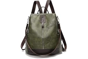 Wishliker Anti Theft Waterproof Artificial Leather Backpack Women