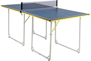 PANANA Midsize Ping Pong Table Tennis Table for Indoor and Outdoor, Portable Tennis Table, Quick Instrallation