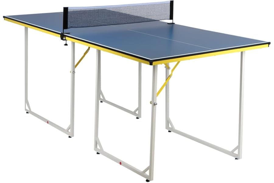 Midsize Ping Pong Table Tennis Table for Indoor and Outdoor, Portable Tennis Table, Quick Instrallation